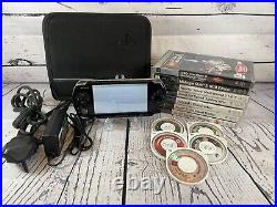 Sony psp 3003 console Piano, Black Bundle- Travel Case? + 12 Games and WithCharger