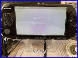 Sony psp 3003 console Piano, Black Bundle- Travel Case? + 12 Games and WithCharger