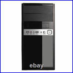Spire 1016 Micro ATX Case, 500W, Front USB2 & Audio, Piano Black