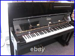 Steinway & Sons Essex EUP-123 Piano in black gloss case dated 2012