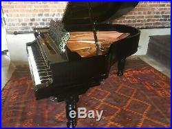 Steinway grand piano ebonised case c. 1892 boudoir black restored FREE delivery