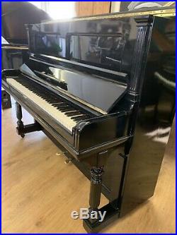 Steinway upright piano black Case BelfastPianos Free Delivery