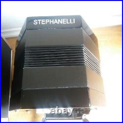Stephanelli 30+1 Button Concertina. 8 fold bellows + carry case