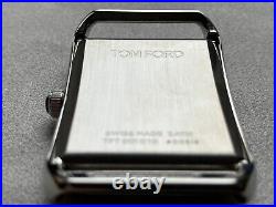 TOM FORD 001 Swiss Made Sapphire Crystal Shiny St St Wristwatch Piano Cased New