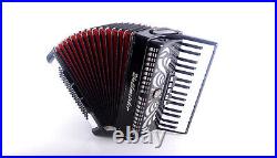 TOP German Made LMM Accordion Weltmeister Caprice 80 bass + Original Case&Straps