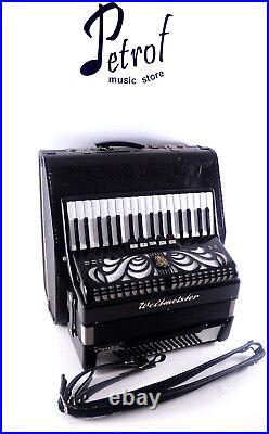 TOP German Made LMM Accordion Weltmeister Caprice 80 bass + Original Case&Straps