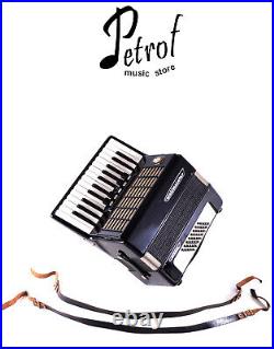 TOP German Made Original Piano Accordion Weltmeister Stella 40 bass, 5 sw. +Case