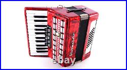TOP German Made Piano Accordion Weltmeister Serino 40 bass, 5 reg. +Case&Straps