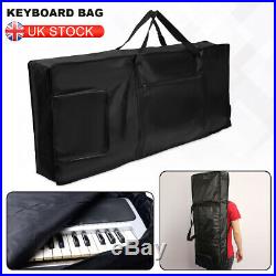 UK Portable 61-Key Keyboard Electric Piano Padded Case Carry Bag Oxford Cloth