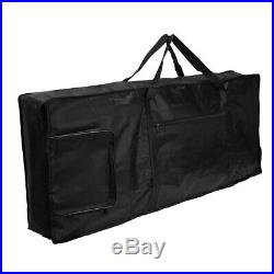 UK Portable 61-Key Keyboard Electric Piano Padded Case Carry Bag Oxford Cloth