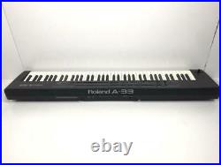 Used Roland A-33 Electronic Piano MIDI Keyboard with Roland Soft Case