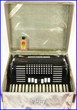 Vintage Excelsior Accordiana Model 608 Piano Accordion with Case Italy