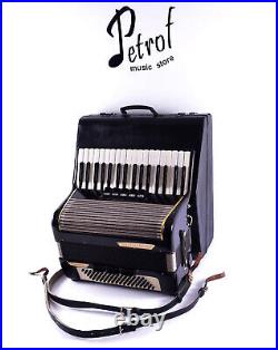 Vintage German Made Piano Accordion Weltmeister Gigantilli I 80 bass+Case&Straps