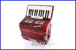 Vintage German Made Top Piano Accordion Weltmeister 40 bass, 5 sw. + Case&Straps