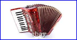 Vintage German Made Top Piano Accordion Weltmeister 40 bass, 5 sw. + Case&Straps