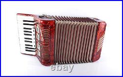 Vintage German Made Top Piano Accordion Weltmeister 40 bass, 5 sw. + Case&Straps