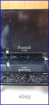 Vintage Mid 20th Century Orientals PT11121 Black Piano Music Box