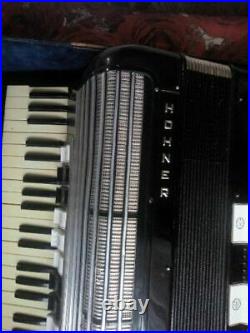 Vintage Old German Made HOHNER CARMEN III M 120 Bass Piano Accordion /Hard Case