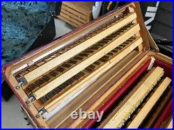 Vintage Paolo Soprani Piano Accordion 80 Bass Collectable Red