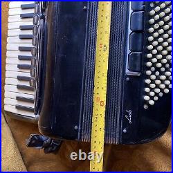 Vintage Piano Accordion 120 Bass & Stops Settimio Soprani Lido Ebony Large Case