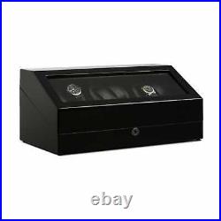 Watch Winder Display Box Case Automatic Rotation 13 Watches Large Storage Black