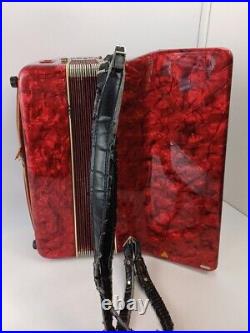 Weltmeister Piano Accordion 120 Bass 41 Key 5 Treble, 3 Bass Registers With Case