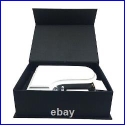 White Piano Music Box with Bench and Black Case Musical Boxes Gift For Christ