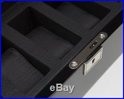 Wolf Savoy 5 Watch Box Storage Chest Organizer Display Case Piano Black