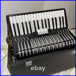 YAMAHA Accordion YA-48 Black 34 Keyboard 48 Bass Buttons with Case