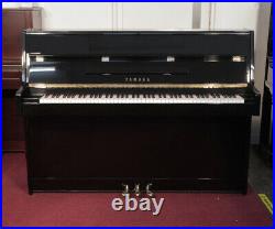 Yamaha C110A upright piano with a black case. 3 year warranty