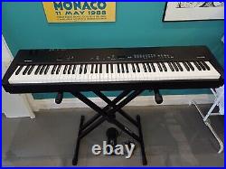 Yamaha CP33 stage piano, stand, pedal and flight case