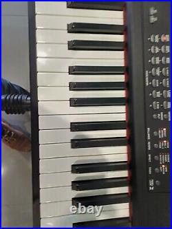 Yamaha CP33 stage piano, stand, pedal and flight case