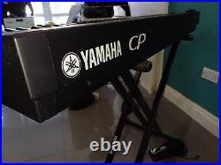 Yamaha CP33 stage piano, stand, pedal and flight case