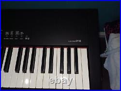 Yamaha CP33 stage piano, stand, pedal and flight case