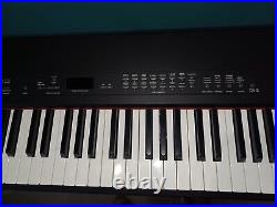 Yamaha CP33 stage piano, stand, pedal and flight case