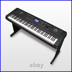 Yamaha DGX660 Digital Piano (Black) With Pedals + Dual Piano Stool + Carry Case