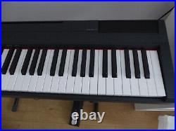 Yamaha Digital Piano P-115 + Pedal + Padded Carry Case + Folding Piano Stool