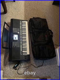 Yamaha Keyboard PSR S950 Piano With Carry Case 61 Keys Black Stand Included