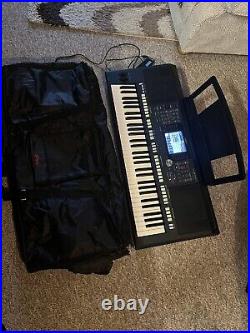 Yamaha Keyboard PSR S950 Piano With Carry Case 61 Keys Black Stand Included