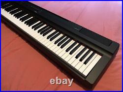 Yamaha P-125 Digital Piano, Black With Padded Case And Stand. Great Condition