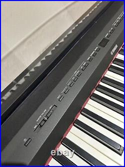 Yamaha P-255 Digital Piano, Black, Hardly Used, Case, Music Stand, Pedal