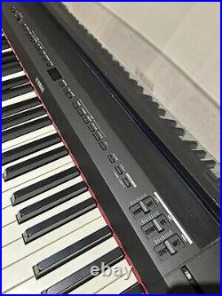 Yamaha P-255 Digital Piano, Black, Hardly Used, Case, Music Stand, Pedal