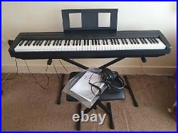 Yamaha P-45 Digital Piano Stand, Stool, Headphones, Carry Case, Manual