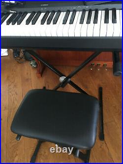 Yamaha P-45B Weighted Action Digital Piano, 88 Keys, stool, case, pedals, stand