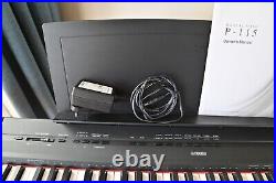 Yamaha P115 Digital Piano + Stand and Case