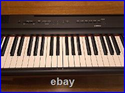 Yamaha P125 Digital Piano hardly used with stand, carry case and sustain pedal