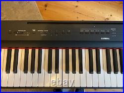 Yamaha P125 Digital Piano hardly used with stand, carry case and sustain pedal