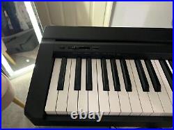 Yamaha P45B Weighted Action Digital Piano, 88 Key Black + Stand+ Carry Case